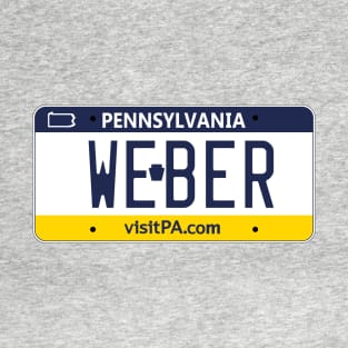 Pennsylvania Weber Grill vanity license plate T-Shirt